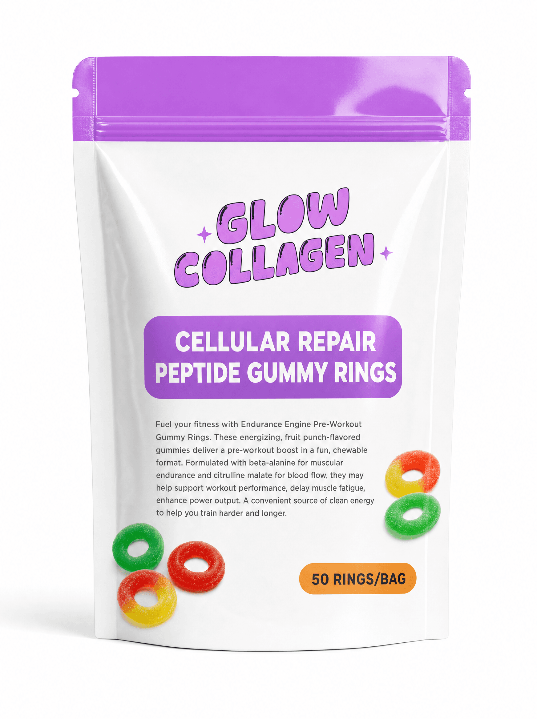 Cellular Repair Antioxidant & Peptide Gummy Rings