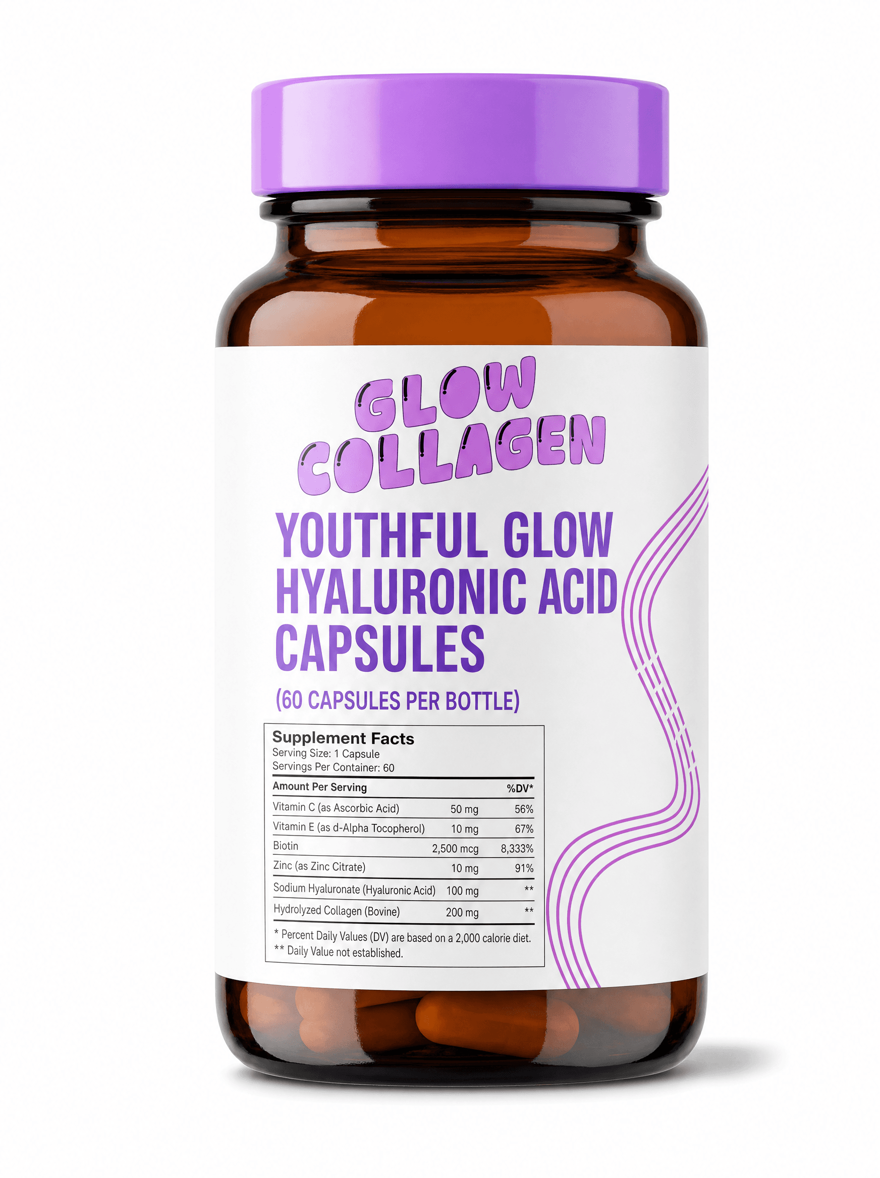 Youthful Glow Hyaluronic Acid & Collamide Capsules